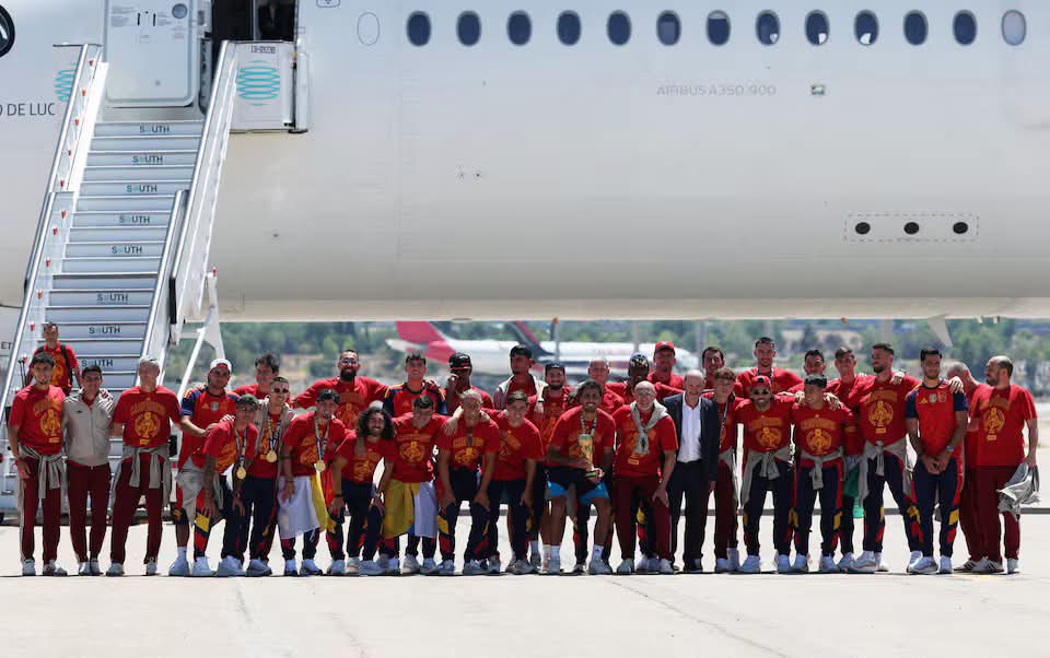 Spain’s Victorious World Cup Squad Lands in Madrid FB IMG 1784563763679