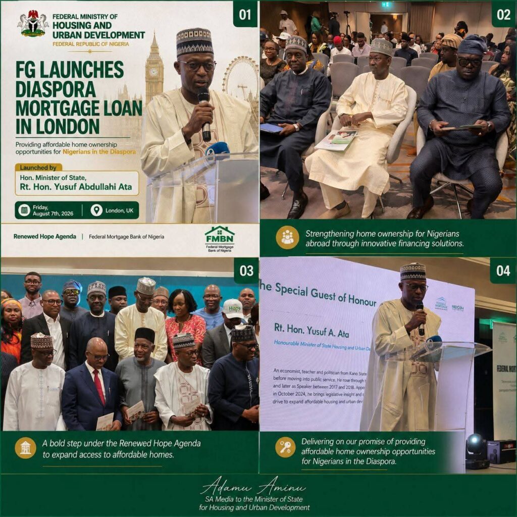 Breaking:FG Unveils Diaspora Housing Loan in London FB IMG 1786219627137