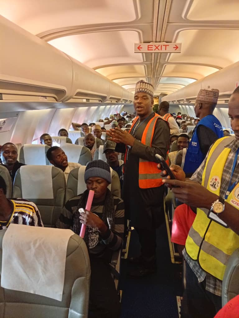 150 Nigerians Repatriated from Agadez Safely Arrive Kano- NEMA IMG 20251024 WA0092