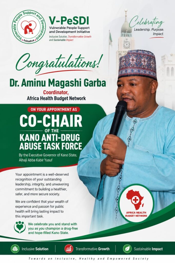 Magashi’s Appointment Sparks Hope for Drug-Free Kano-V-PeSDI IMG 20260708 WA0000
