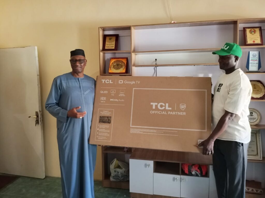 Garba Fulfils Promise, Donates TV to Kano Correspondents’ Chapel IMG 20260905 WA0038